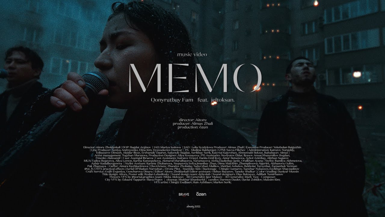 QONYRATBAY FAM feat. jeltoksan. - MEMO (Music Video)