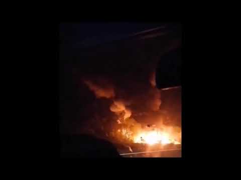 Военный самолет упал и загорелся под Чугуевом - Харьков