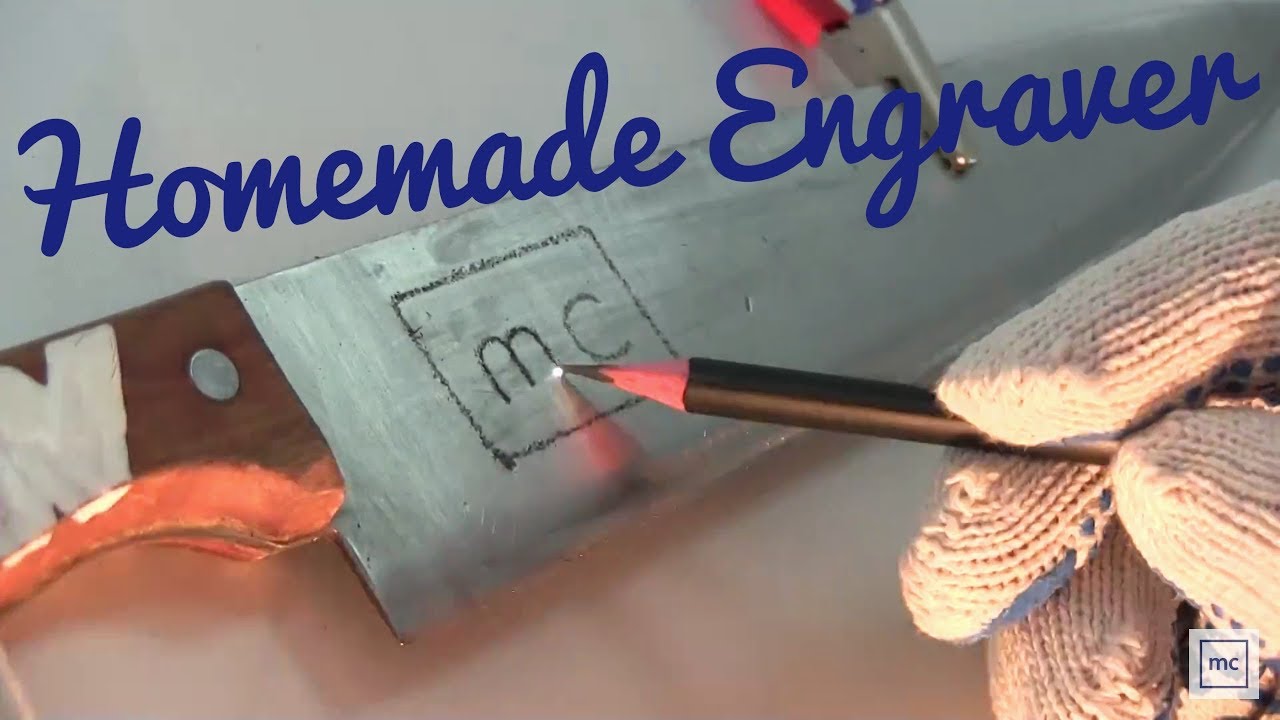 Үй жағдайында гравировка жасау - Homemade Engraver.