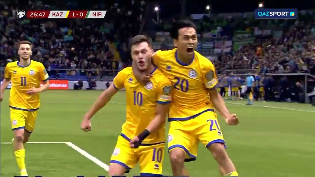 Обзор матча Казахстан – Северная Ирландия - 1:0. UEFA EURO - 2024. Отборочный турнир
