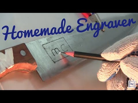 Үй жағдайында гравировка жасау - Homemade Engraver.