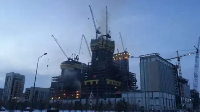 «Әбу-Даби Плаза» кешеніндегі өрттің салдарынан ондағы қызметкерлер тергеуге алынды
