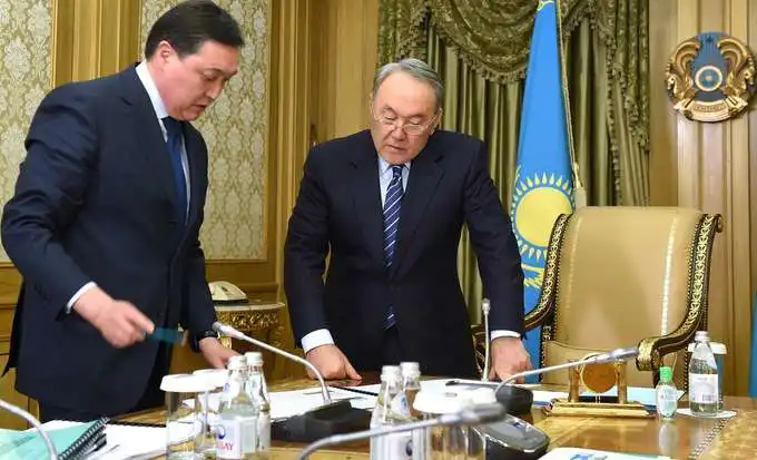 Асқар Мамин Нұрсұлтан Назарбаев