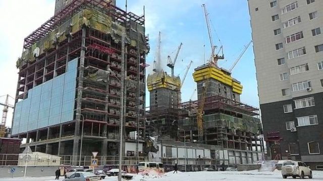 Астанада салынып жатқан «Әбу-Даби Плаза» ғимаратынан тағы да өрт шықты
