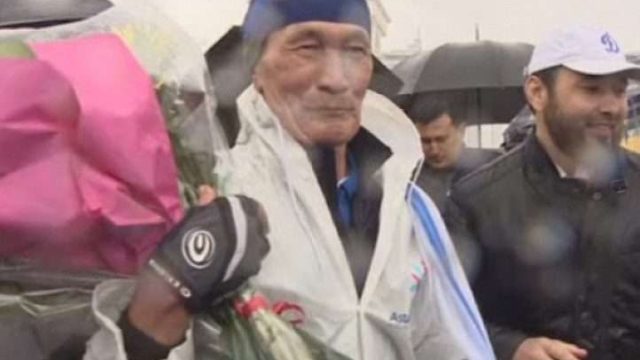 73 жастағы қария Алматы-Астана арасын велосипедпен жүріп өтті