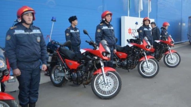 Алматыда өрт сөндірушілердің мотоциклы пайда болады