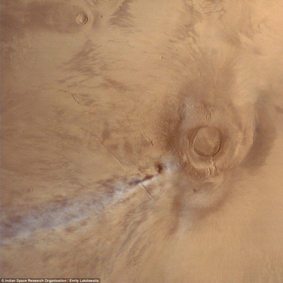 Марстағы сөнген жанартау