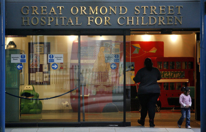 Лондондағы Great Ormond Street Hospital балалар ауруханасы