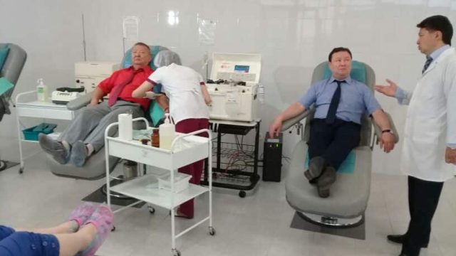 9 мың ақмолалық донорлық қан тапсырған