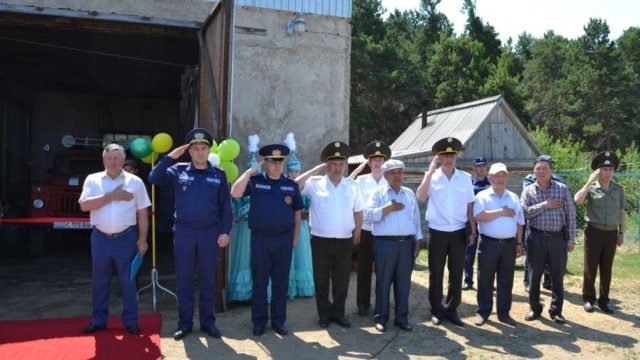 Ақмола облысының Қараөзек ауылында өрт сөндіру бекеті ашылды