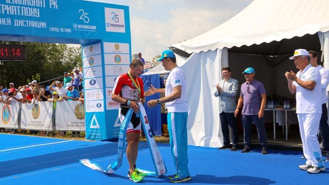 Триатлон жарысының жеңімпаздары анықталды