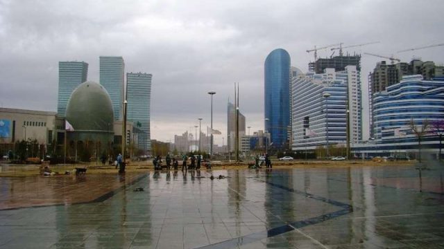 Елордада демалыс күндері жауын-шашын болады