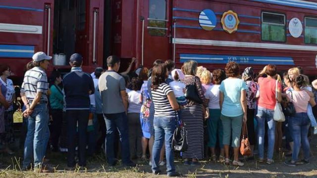 «Саламатты Қазақстан» пойызы-Атбасарда
