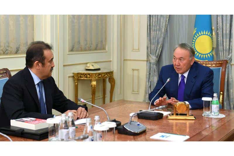 Нұрсұлтан Назарбаев пен Кәрім Мәсімов