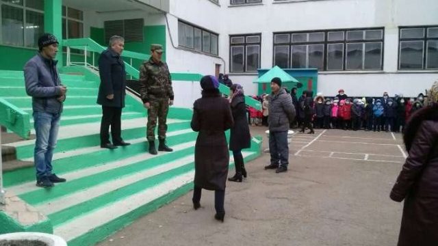 Көкшетауда шартты өрт жағдайында жаттығу өтті