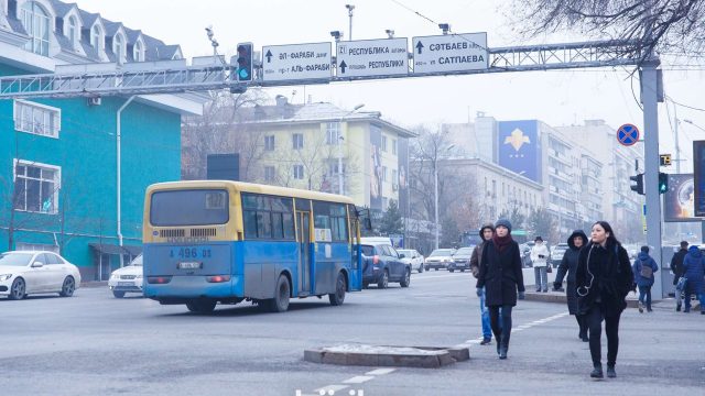 Алматыда демалыс күндері қоғамдық көлік жүрмейді