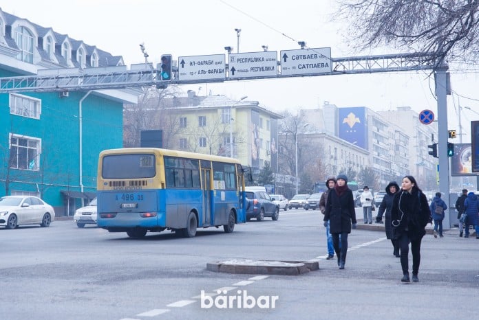 Ербол, автобус, Алматы, қоғамдық көлік