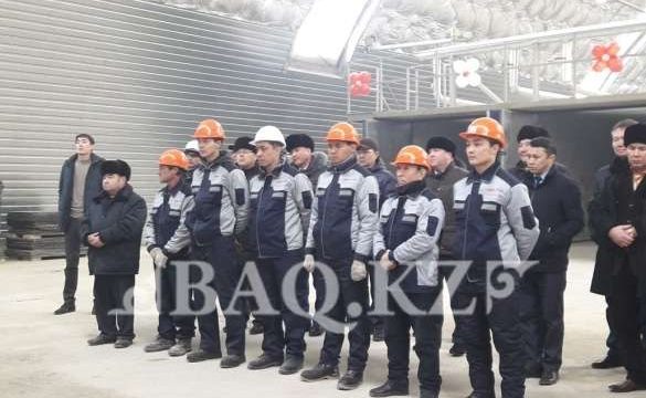 Ақтөбеде үш қабатты қабырға блоктарын шығаратын зауыт ашылды
