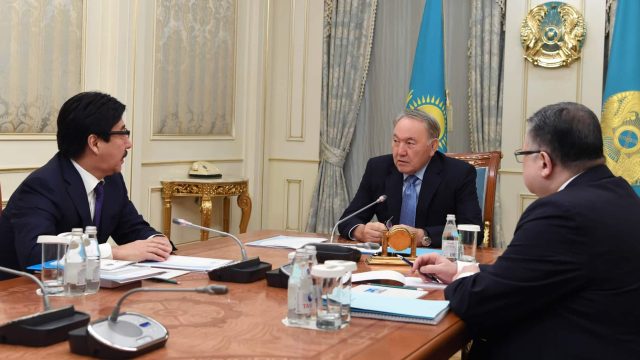 Қазақ ұлттық университетінің ректоры Елбасының қабылдауында болды