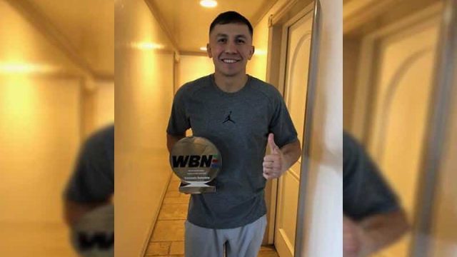Головкин WBN-нің «Жыл боксшысы» марапатына ие болды