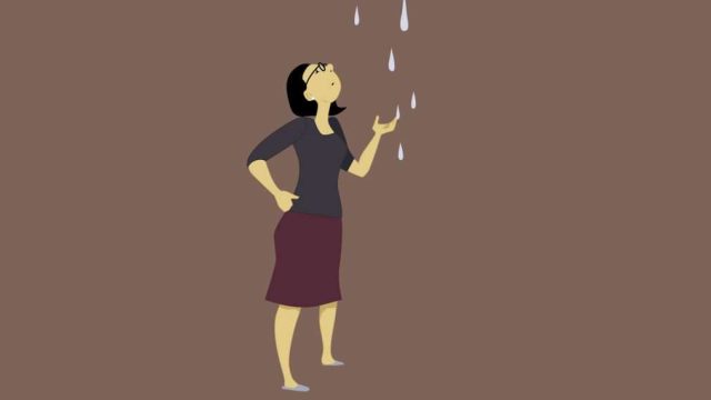 Үйдің төбесінен су ағып жатыр. Не істеймін?