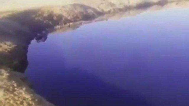 Атырауда мұнайға толы шағын көл пайда болды