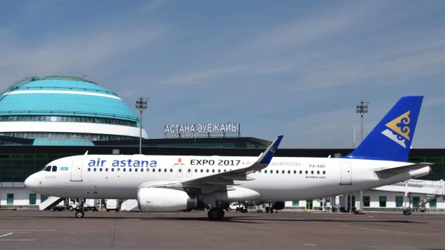 «Эйр Астана» Астананы 20 жылдық мерейтойымен құттықтады