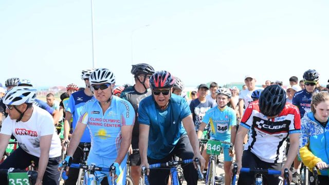 Алакөл жағасында II республикалық дуатлон жарысы өтті
