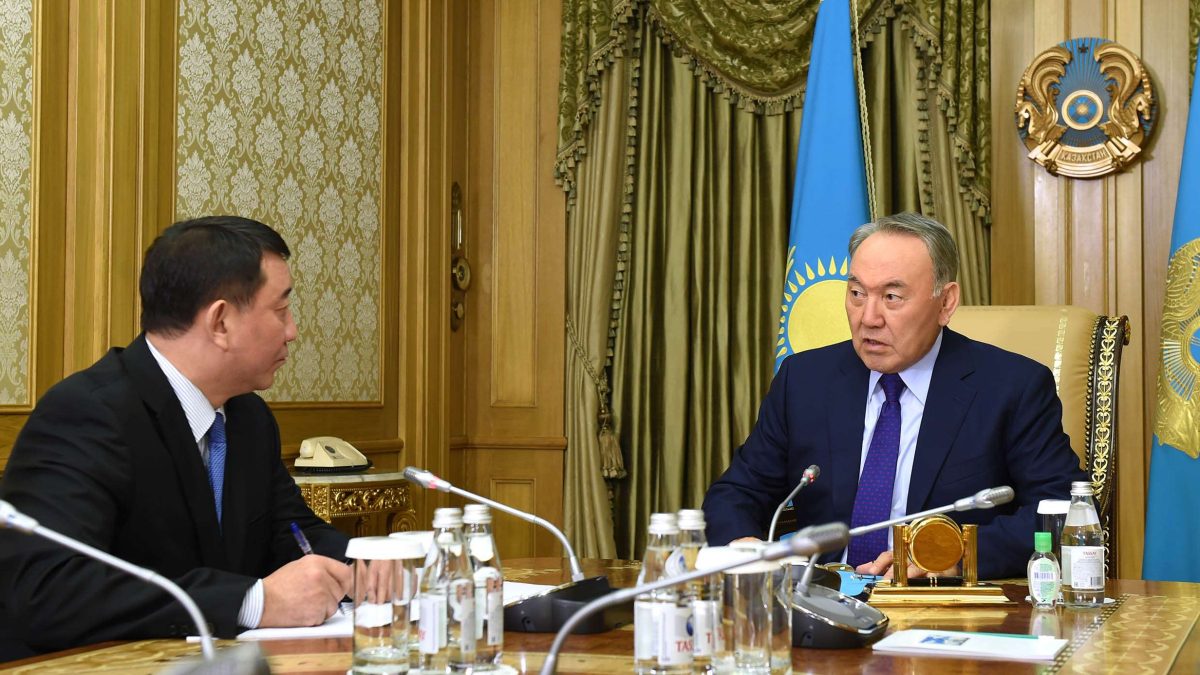 Ғабит Байжанов пен Нұрсұлтан Назарбаев