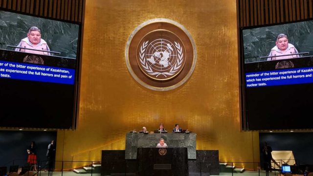 Халықаралық ядролық сынақтарға қарсы іс-қимылдар күні БҰҰ Бас Ассамблеясында аталып өтті