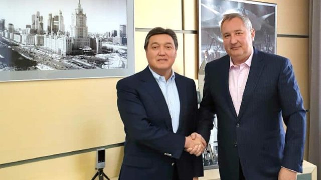 Асқар Мамин мен Дмитрий Рогозин «Байқоңыр» кешенін дамыту мәселесін талқылады