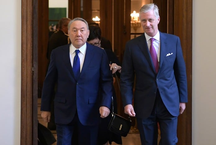 Назарбаев Бельгия королі