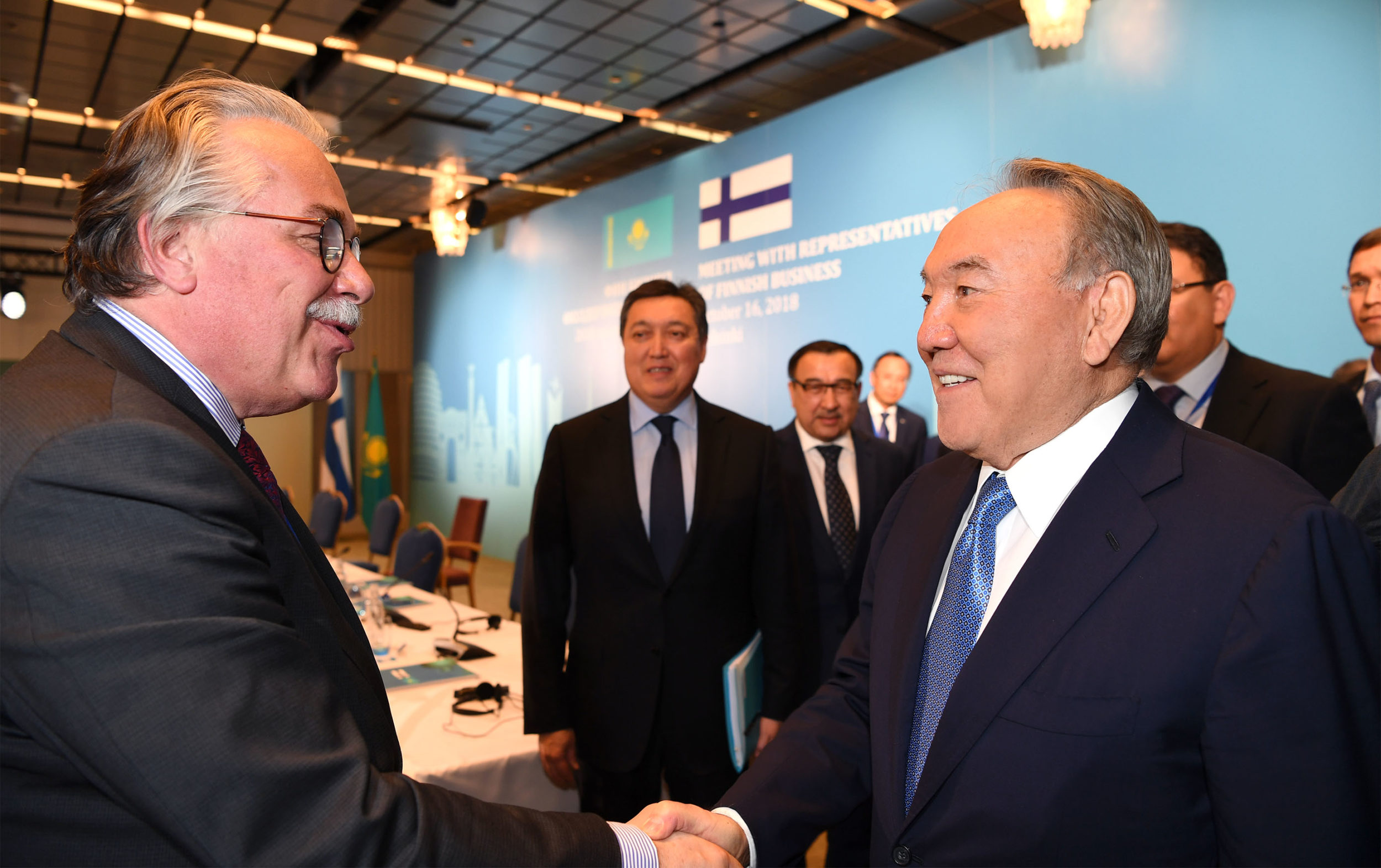 Назарбаев Финляндия