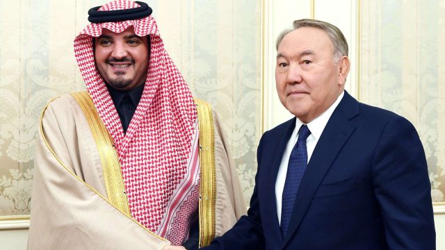 Нұрсұлтан Назарбаев Сауд Арабиясы Ішкі істер министрімен кездесті