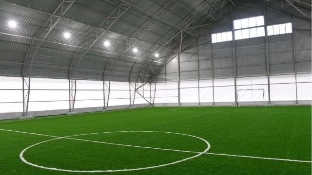 Алматыда бос жатқан жерге балалардың спорт кешені салынды