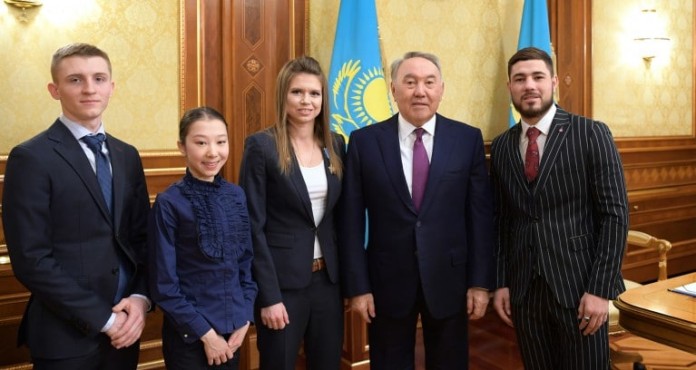 Назарбаев спортшылар