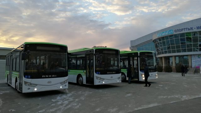 Атырауға пандустары бар Ankai маркалы 30 автобус келді