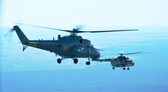 Ми-8 әскери тікұшағы