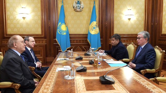 Қасым-Жомарт Тоқаев Мәскеу мемлекеттік университетінің ректорын қабылдады