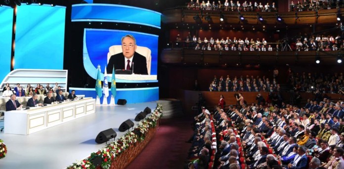Нұрсұлтан Назарбаев Қазақстан халқы ассамблеясының XXVII сессиясында