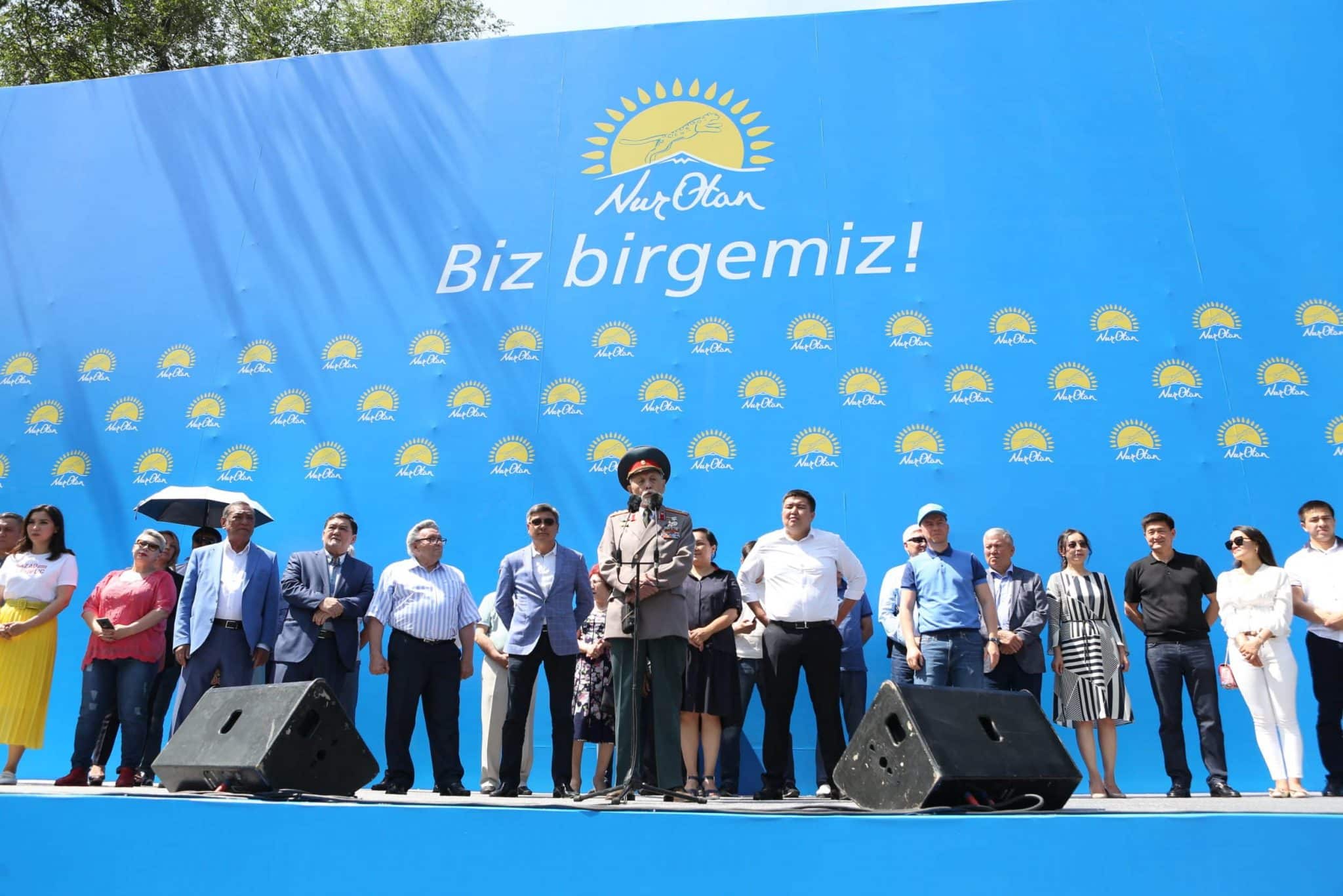 Алматыда Biz birgemiz атты митинг өтті