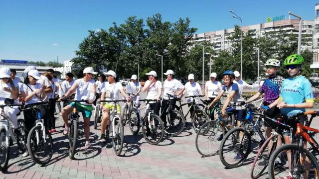 Астана күніне орай велошеру өтті
