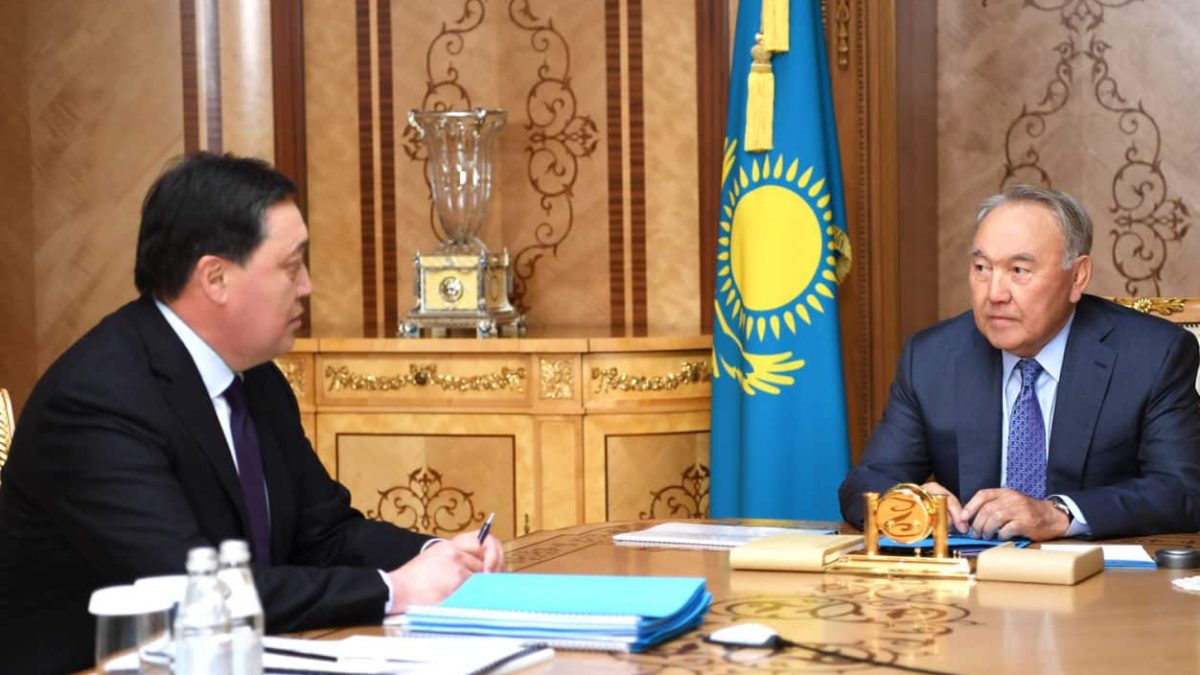 Нұрсұлтан Назарбаев Асқар Маминді қабылдады