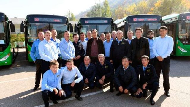 Алматыда №92 бағыттың автобустары жаңарды