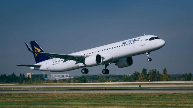 Air Astana A321 LR лайнерімен жолаушы тасымалдай бастады