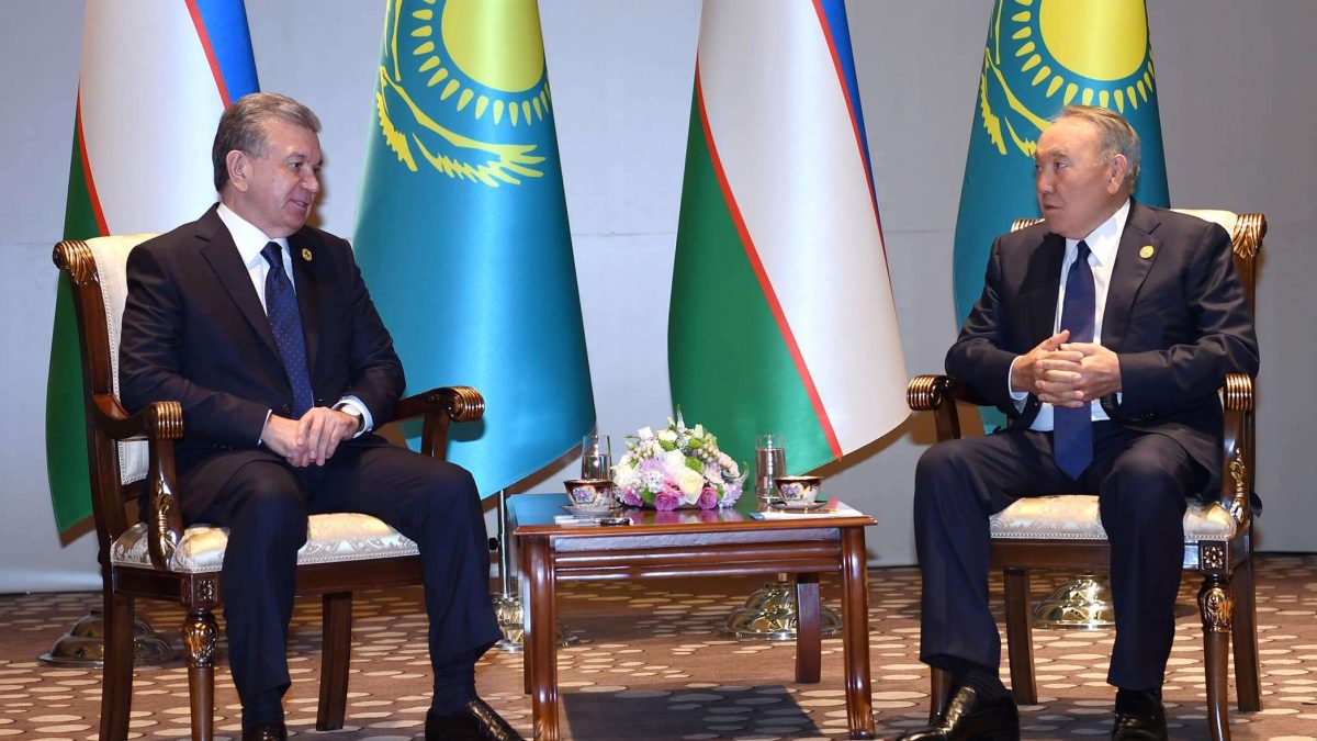 Нұрсұлтан Назарбаев және Шавкат Мирзиеев