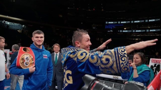 Геннадий Головкин Сергей Деревянченконы жеңді