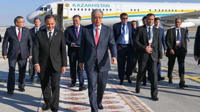 Қасым-Жомарт Тоқаев Ашхабадқа барды
