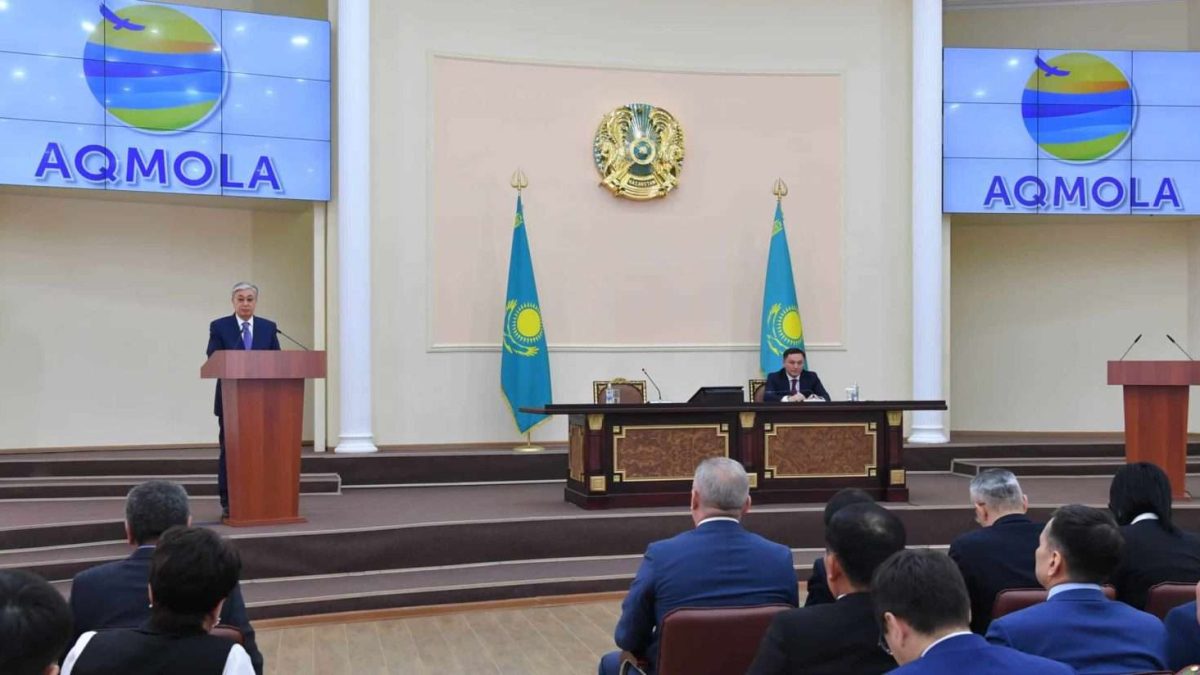 Қасым-Жомарт Тоқаев Ақмола облысында