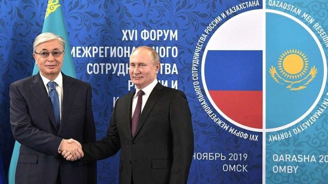 Қасым-Жомарт Тоқаев Омбыда Владимир Путинмен кездесті